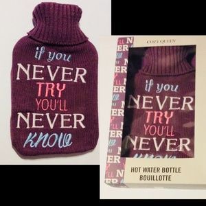 Sweater Turtleneck Knit Hot Water Bottle